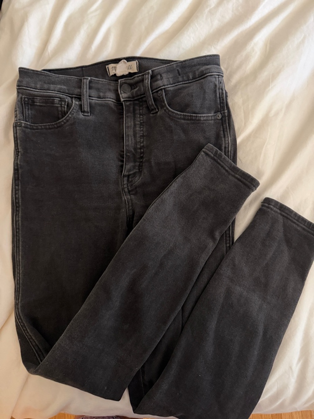 Madewell Black Cropped Ankle Jeans